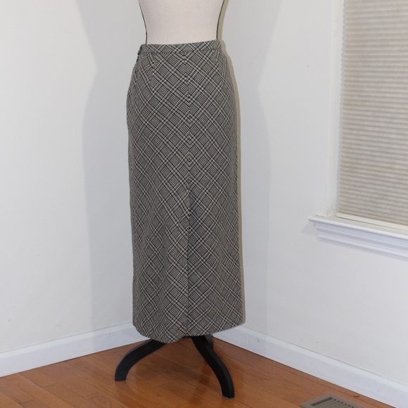 Gap, Maxi wool blend lined skirt with a back slit - Picture 3 of 11